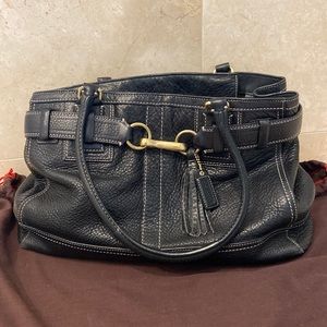 Coach Hampton Black Handbag